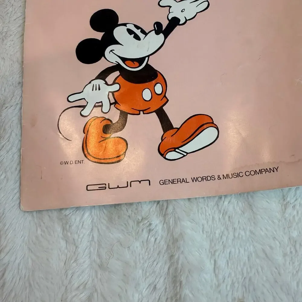 Jane Smisor Bastien Walt Disney Favorites for Piano GWM 1969 Music Songbook